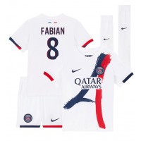 Camisa de time de futebol Paris Saint-Germain Fabian Ruiz #8 Replicas 2º Equipamento Infantil 2024-25 Manga Curta (+ Calças curtas)